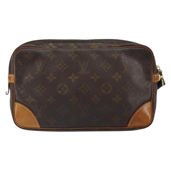 LOUIS VUITTON Monogram Marly Dragonne GM Clutch Bag M51825 LV Auth 161945