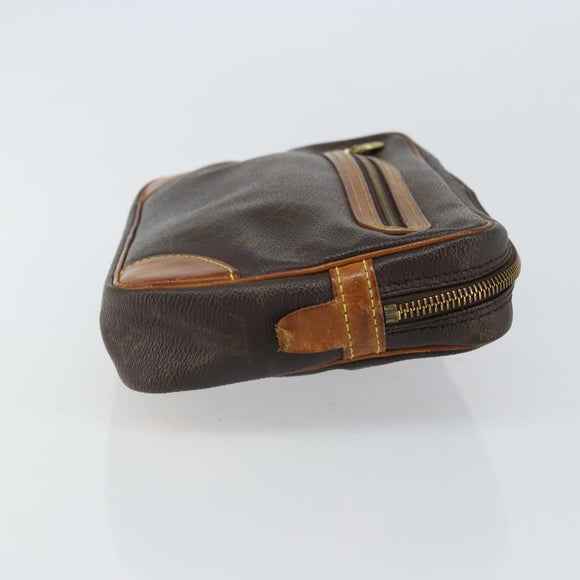 LOUIS VUITTON Monogram Marly Dragonne GM Clutch Bag M51825 LV Auth 161945