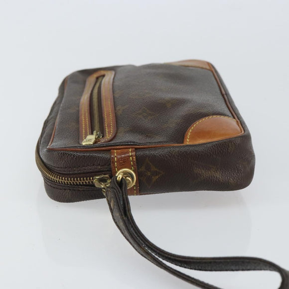 LOUIS VUITTON Monogram Marly Dragonne GM Clutch Bag M51825 LV Auth 161945
