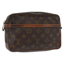 LOUIS VUITTON Monogram Compiegne 23 Clutch Bag M51847 LV Auth 161946-1