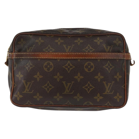 LOUIS VUITTON Monogram Compiegne 23 Clutch Bag M51847 LV Auth 161946