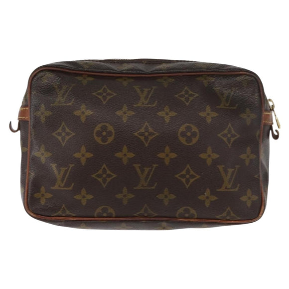 LOUIS VUITTON Monogram Compiegne 23 Clutch Bag M51847 LV Auth 161946
