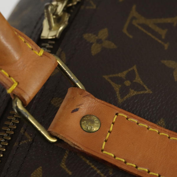 LOUIS VUITTON Monogram Keepall 55 Boston Tasche M41424 LV Auth 161974