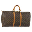 LOUIS VUITTON Monogram Keepall 55 Boston Tasche M41424 LV Auth 161974-1