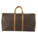 LOUIS VUITTON Monogram Keepall 55 Boston Tasche M41424 LV Auth 161974-13