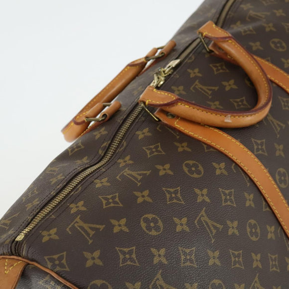 LOUIS VUITTON Monogram Keepall 55 Boston Bag M41424 LV Auth 161974