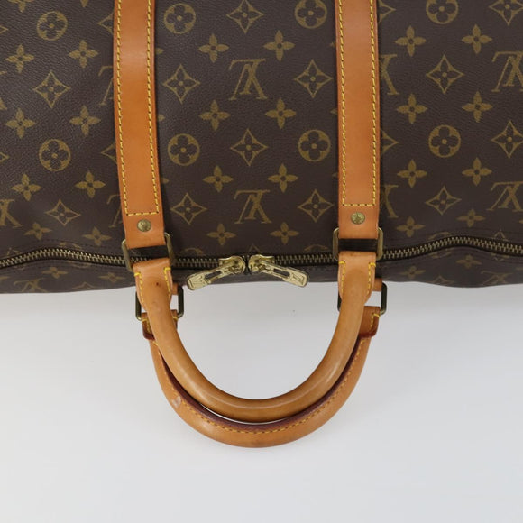 LOUIS VUITTON Monogram Keepall 55 Boston Tasche M41424 LV Auth 161974
