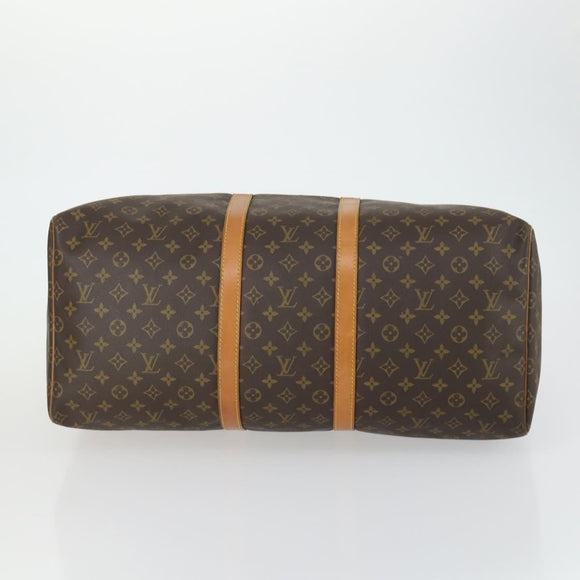 LOUIS VUITTON Monogram Keepall 55 Boston Tasche M41424 LV Auth 161974