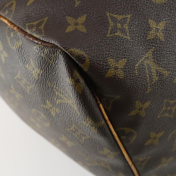 LOUIS VUITTON Monogram Sac Souple 55 Boston Bag M41622 LV Auth 161975