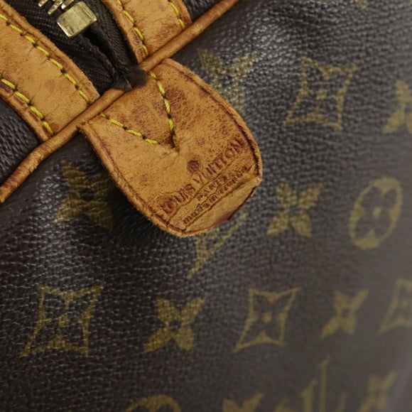 LOUIS VUITTON Monogram Sac Souple 55 Boston Bag M41622 LV Auth 161975