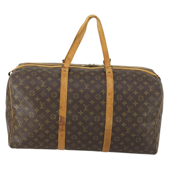 LOUIS VUITTON Monogram Sac Souple 55 Boston Bag M41622 LV Auth 161975