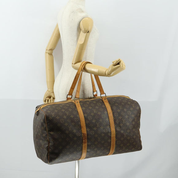 LOUIS VUITTON Monogram Sac Souple 55 Boston Bag M41622 LV Auth 161975