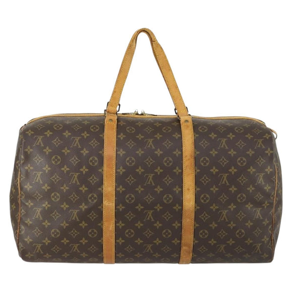 LOUIS VUITTON Monogram Sac Souple 55 Boston Bag M41622 LV Auth 161975