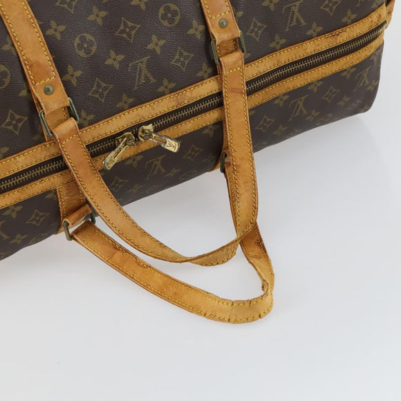 LOUIS VUITTON Monogram Sac Souple 55 Boston Bag M41622 LV Auth 161975