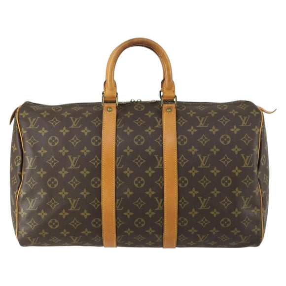 LOUIS VUITTON Monogram Keepall 45 Boston Tasche M41428 LV Auth 161981