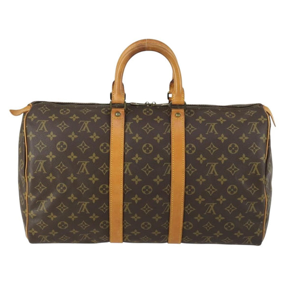 LOUIS VUITTON Monogram Keepall 45 Boston Tasche M41428 LV Auth 161981