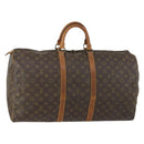 LOUIS VUITTON Monogram Keepall 55 Boston Bag M41424 LV Auth 161985-1