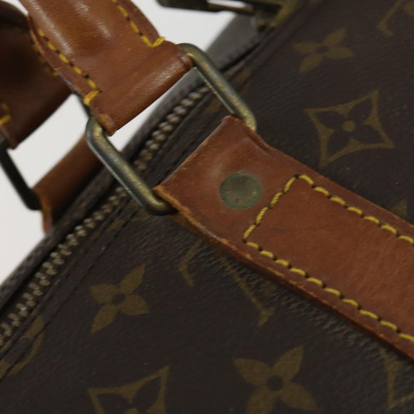 LOUIS VUITTON Monogram Keepall 55 Boston Bag M41424 LV Auth 161985