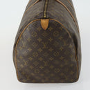 LOUIS VUITTON Monogram Keepall 55 Boston Bag M41424 LV Auth 161985-4