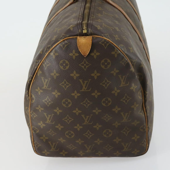 LOUIS VUITTON Monogram Keepall 55 Boston Bag M41424 LV Auth 161985