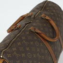 LOUIS VUITTON Monogram Keepall 55 Boston Bag M41424 LV Auth 161985-6