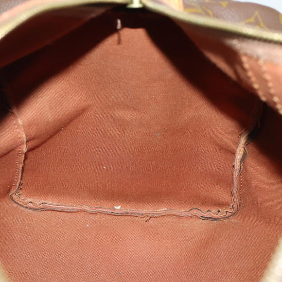 LOUIS VUITTON Monogram Sac Souple 35 Boston Bag M41626 LV Auth 161989