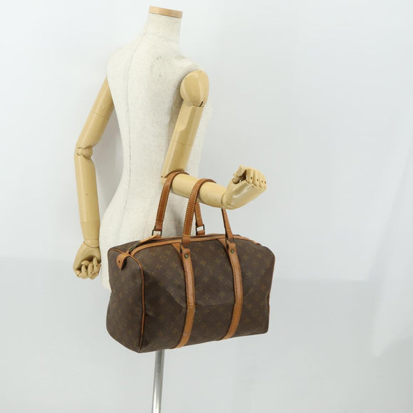 LOUIS VUITTON Monogram Sac Souple 35 Boston Bag M41626 LV Auth 161989