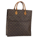 LOUIS VUITTON Monogram Sac Plat Hand Bag M51140 LV Auth 161995-1