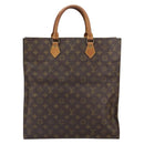 LOUIS VUITTON Monogram Sac Plat Hand Bag M51140 LV Auth 161995-2