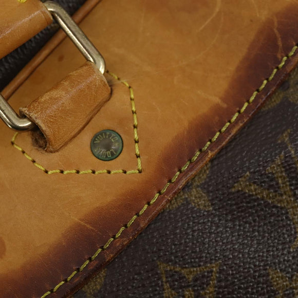 LOUIS VUITTON Monogram Alize de Poche Boston Tasche 2-Wege M41392 LV Auth 161996