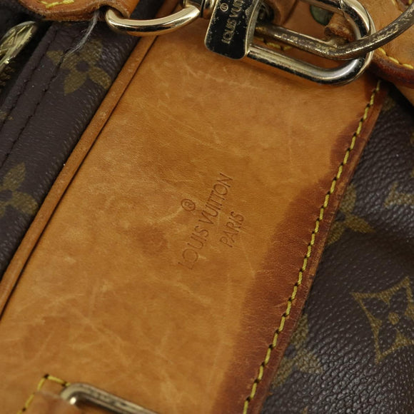 LOUIS VUITTON Monogram Alize de Poche Boston Tasche 2-Wege M41392 LV Auth 161996