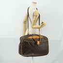 LOUIS VUITTON Monogram Alize de Poche Boston Tasche 2-Wege M41392 LV Auth 161996-27