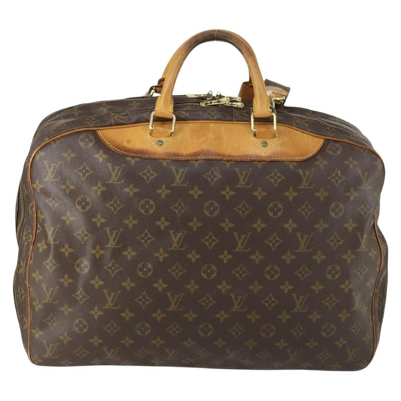 LOUIS VUITTON Monogram Alize de Poche Boston Tasche 2-Wege M41392 LV Auth 161996