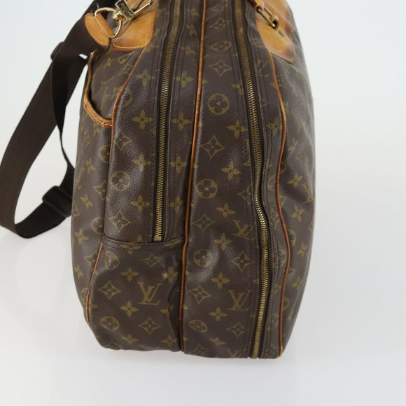 LOUIS VUITTON Monogram Alize de Poche Boston Tasche 2-Wege M41392 LV Auth 161996