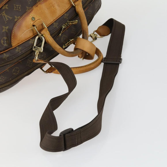 LOUIS VUITTON Monogram Alize de Poche Boston Tasche 2-Wege M41392 LV Auth 161996