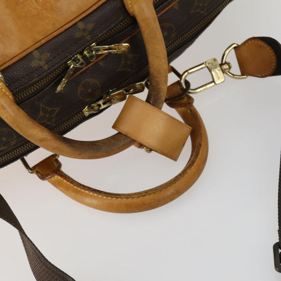 LOUIS VUITTON Monogram Alize de Poche Boston Tasche 2-Wege M41392 LV Auth 161996