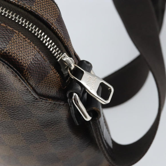 LOUIS VUITTON Damier Ebene Jake Messenger PM Shoulder Bag N41568 LV Auth 162002