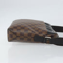 LOUIS VUITTON Damier Ebene Jake Messenger PM Shoulder Bag N41568 LV Auth 162002-3