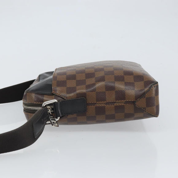 LOUIS VUITTON Damier Ebene Jake Messenger PM Shoulder Bag N41568 LV Auth 162002