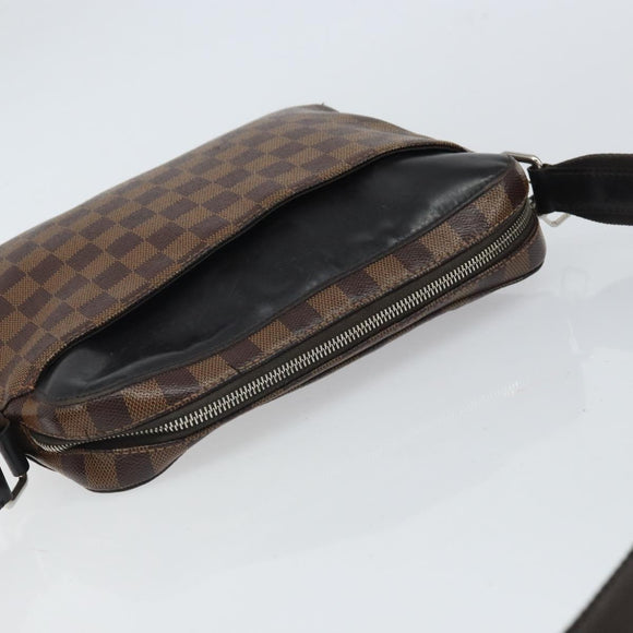 LOUIS VUITTON Damier Ebene Jake Messenger PM Shoulder Bag N41568 LV Auth 162002