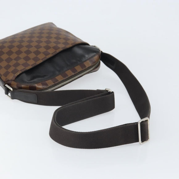 LOUIS VUITTON Damier Ebene Jake Messenger PM Shoulder Bag N41568 LV Auth 162002