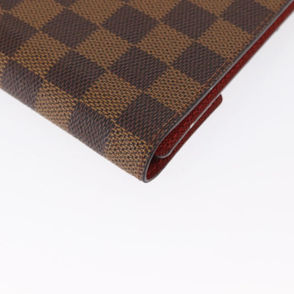 LOUIS VUITTON Damier Ebene CD case Pouch LV Auth 162005