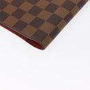 LOUIS VUITTON Damier Ebene CD case Pouch LV Auth 162005-16