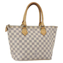 LOUIS VUITTON Damier Azur Saleya PM Tote Bag N51186 LV Auth 162007-1