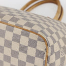 LOUIS VUITTON Damier Azur Saleya PM Tote Bag N51186 LV Auth 162007-9