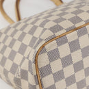 LOUIS VUITTON Damier Azur Saleya PM Tote Bag N51186 LV Auth 162007-14
