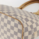 LOUIS VUITTON Damier Azur Saleya PM Tote Bag N51186 LV Auth 162007-15