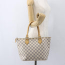 LOUIS VUITTON Damier Azur Saleya PM Tote Bag N51186 LV Auth 162007-21