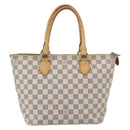 LOUIS VUITTON Damier Azur Saleya PM Tote Bag N51186 LV Auth 162007-2