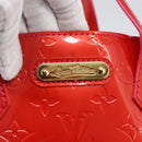 LOUIS VUITTON Monogram Vernis Wilshire Boulevard Bag Rose Pop M93643 Auth 162013-17